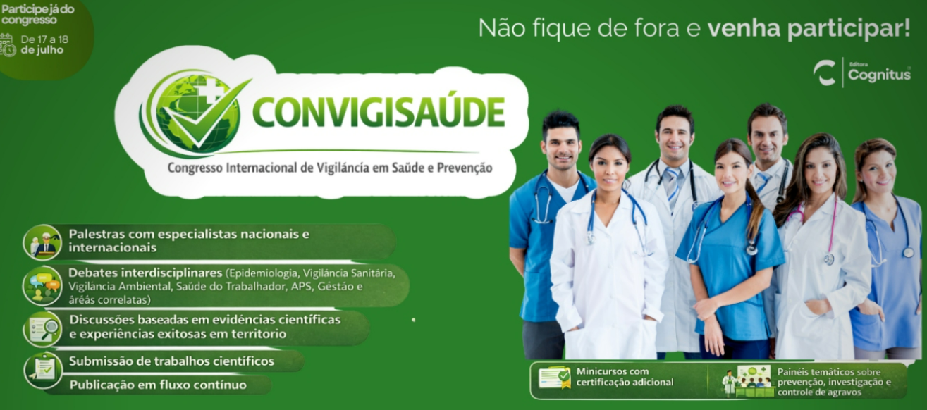 I Congresso Internacional de Vigilância em Saúde e Prevenção (CONVIGISAÚDE)